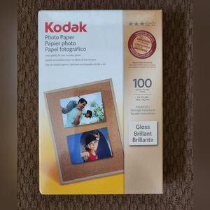 New Seald Kodak Photo Paper 4×6 Gloss 100 Sheets Instant Dry
